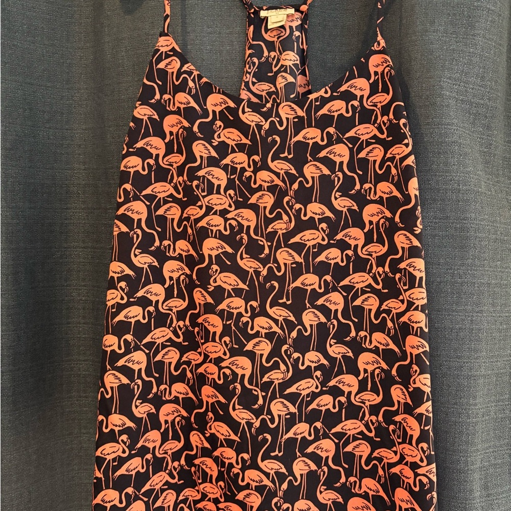 J. Crew Pink Flamingo Graphic Camisole Top